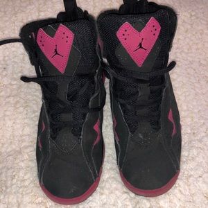 Air Jordan True Flight GG Black/Fuchsia Kids sz 5